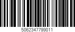 Código de barras (EAN, GTIN, SKU, ISBN): '5062347799011'