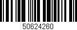 Código de barras (EAN, GTIN, SKU, ISBN): '50624260'