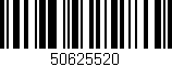 Código de barras (EAN, GTIN, SKU, ISBN): '50625520'