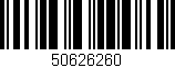 Código de barras (EAN, GTIN, SKU, ISBN): '50626260'