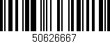 Código de barras (EAN, GTIN, SKU, ISBN): '50626667'