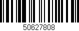 Código de barras (EAN, GTIN, SKU, ISBN): '50627808'