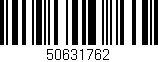 Código de barras (EAN, GTIN, SKU, ISBN): '50631762'