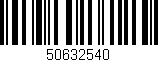 Código de barras (EAN, GTIN, SKU, ISBN): '50632540'