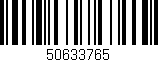 Código de barras (EAN, GTIN, SKU, ISBN): '50633765'