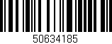 Código de barras (EAN, GTIN, SKU, ISBN): '50634185'