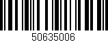 Código de barras (EAN, GTIN, SKU, ISBN): '50635006'