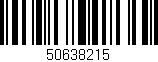 Código de barras (EAN, GTIN, SKU, ISBN): '50638215'
