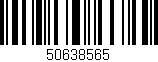 Código de barras (EAN, GTIN, SKU, ISBN): '50638565'