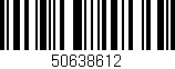 Código de barras (EAN, GTIN, SKU, ISBN): '50638612'