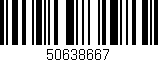 Código de barras (EAN, GTIN, SKU, ISBN): '50638667'