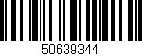 Código de barras (EAN, GTIN, SKU, ISBN): '50639344'
