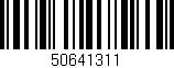 Código de barras (EAN, GTIN, SKU, ISBN): '50641311'