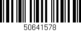Código de barras (EAN, GTIN, SKU, ISBN): '50641578'