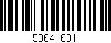 Código de barras (EAN, GTIN, SKU, ISBN): '50641601'