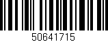 Código de barras (EAN, GTIN, SKU, ISBN): '50641715'