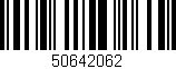 Código de barras (EAN, GTIN, SKU, ISBN): '50642062'