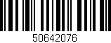 Código de barras (EAN, GTIN, SKU, ISBN): '50642076'