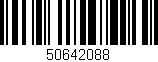 Código de barras (EAN, GTIN, SKU, ISBN): '50642088'