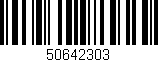 Código de barras (EAN, GTIN, SKU, ISBN): '50642303'