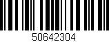 Código de barras (EAN, GTIN, SKU, ISBN): '50642304'