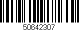 Código de barras (EAN, GTIN, SKU, ISBN): '50642307'