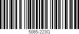 Código de barras (EAN, GTIN, SKU, ISBN): '5065-223G'