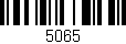 Código de barras (EAN, GTIN, SKU, ISBN): '5065'