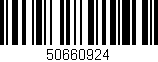 Código de barras (EAN, GTIN, SKU, ISBN): '50660924'