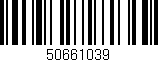 Código de barras (EAN, GTIN, SKU, ISBN): '50661039'