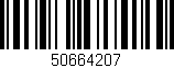 Código de barras (EAN, GTIN, SKU, ISBN): '50664207'