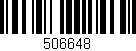 Código de barras (EAN, GTIN, SKU, ISBN): '506648'