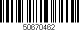 Código de barras (EAN, GTIN, SKU, ISBN): '50670462'