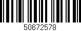 Código de barras (EAN, GTIN, SKU, ISBN): '50672578'