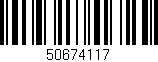 Código de barras (EAN, GTIN, SKU, ISBN): '50674117'