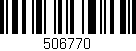 Código de barras (EAN, GTIN, SKU, ISBN): '506770'