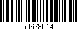 Código de barras (EAN, GTIN, SKU, ISBN): '50678614'