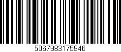 Código de barras (EAN, GTIN, SKU, ISBN): '5067983175946'