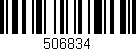 Código de barras (EAN, GTIN, SKU, ISBN): '506834'