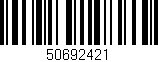 Código de barras (EAN, GTIN, SKU, ISBN): '50692421'