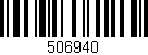 Código de barras (EAN, GTIN, SKU, ISBN): '506940'