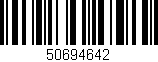 Código de barras (EAN, GTIN, SKU, ISBN): '50694642'