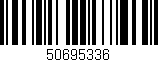 Código de barras (EAN, GTIN, SKU, ISBN): '50695336'