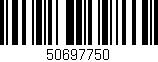 Código de barras (EAN, GTIN, SKU, ISBN): '50697750'