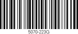 Código de barras (EAN, GTIN, SKU, ISBN): '5070-223G'