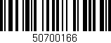 Código de barras (EAN, GTIN, SKU, ISBN): '50700166'