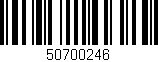 Código de barras (EAN, GTIN, SKU, ISBN): '50700246'