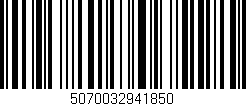 Código de barras (EAN, GTIN, SKU, ISBN): '5070032941850'