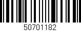 Código de barras (EAN, GTIN, SKU, ISBN): '50701182'