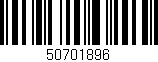Código de barras (EAN, GTIN, SKU, ISBN): '50701896'